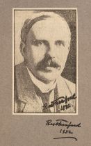 Rutherford (Ernest, 1871-1937), Double-Signed Portrait, ‘Rutherford’, 1932