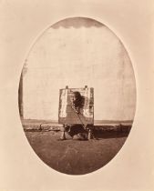 China. Chinese punishments, c. 1870, two albumen prints