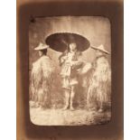 China. Six albumen print photographs, c. 1870