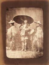 China. Six albumen print photographs, c. 1870