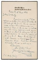 Dickens (Charles, 1812-1870). Autograph Letter Signed, ‘Charles Dickens’