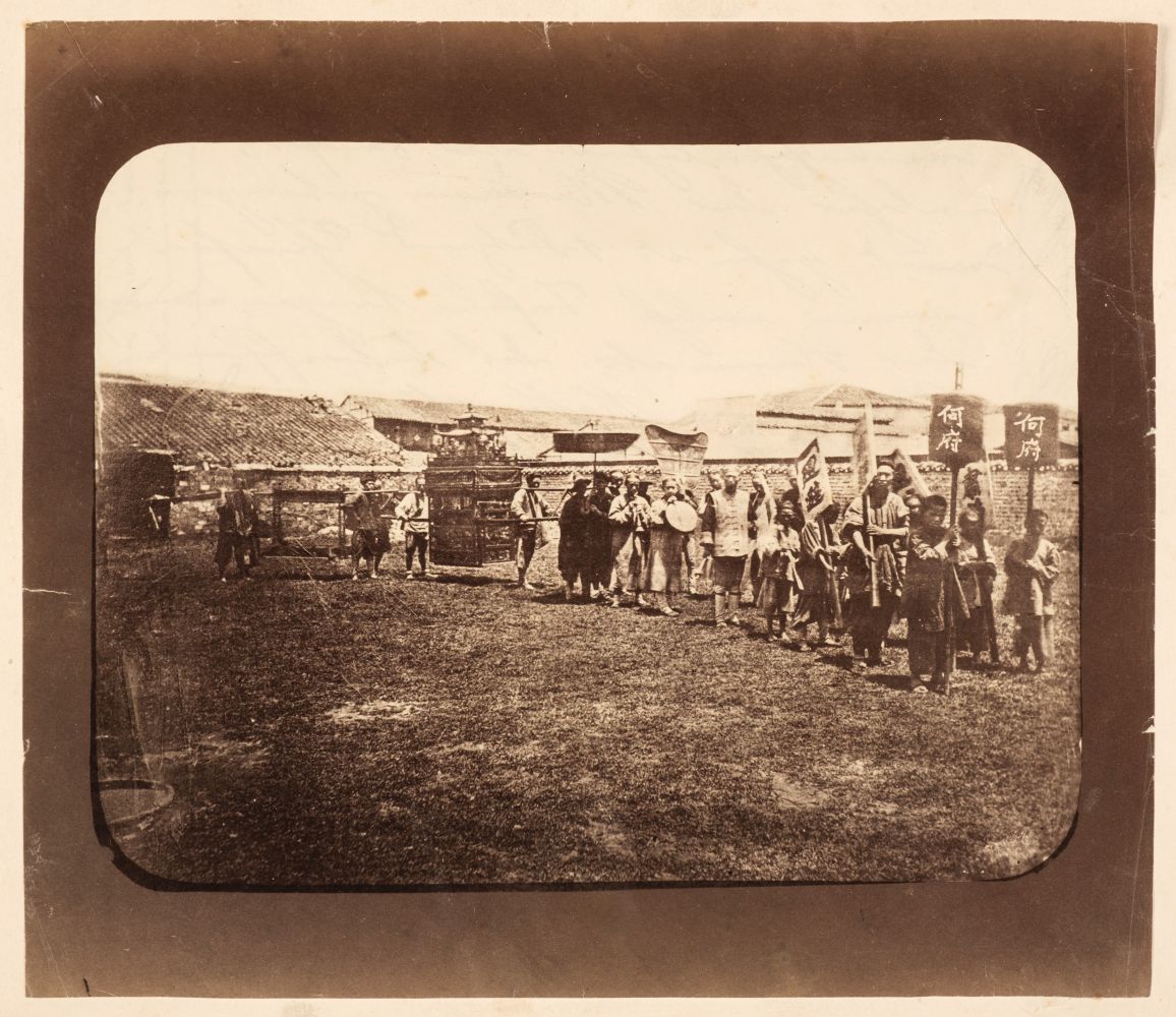 China. A group of 3 albumen print photographs, c. 1870 - Image 2 of 3