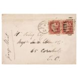 Eliot (George, i.e. Marian Evans, 1819-1880). Autograph Envelope, unsigned, 4 August 1863