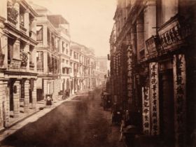 Hong Kong. Queen’s Road, Hong Kong, c. 1870