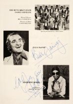 Royal Variety Performance Programme, 18th November 1974, multi-signed