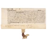 Howard (Thomas, 1473-1554), A fine vellum document dated 24 May 1553