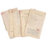Egyptian Expeditionary Force and the Battle for Gaza. A group of 10 letters, c. 1917