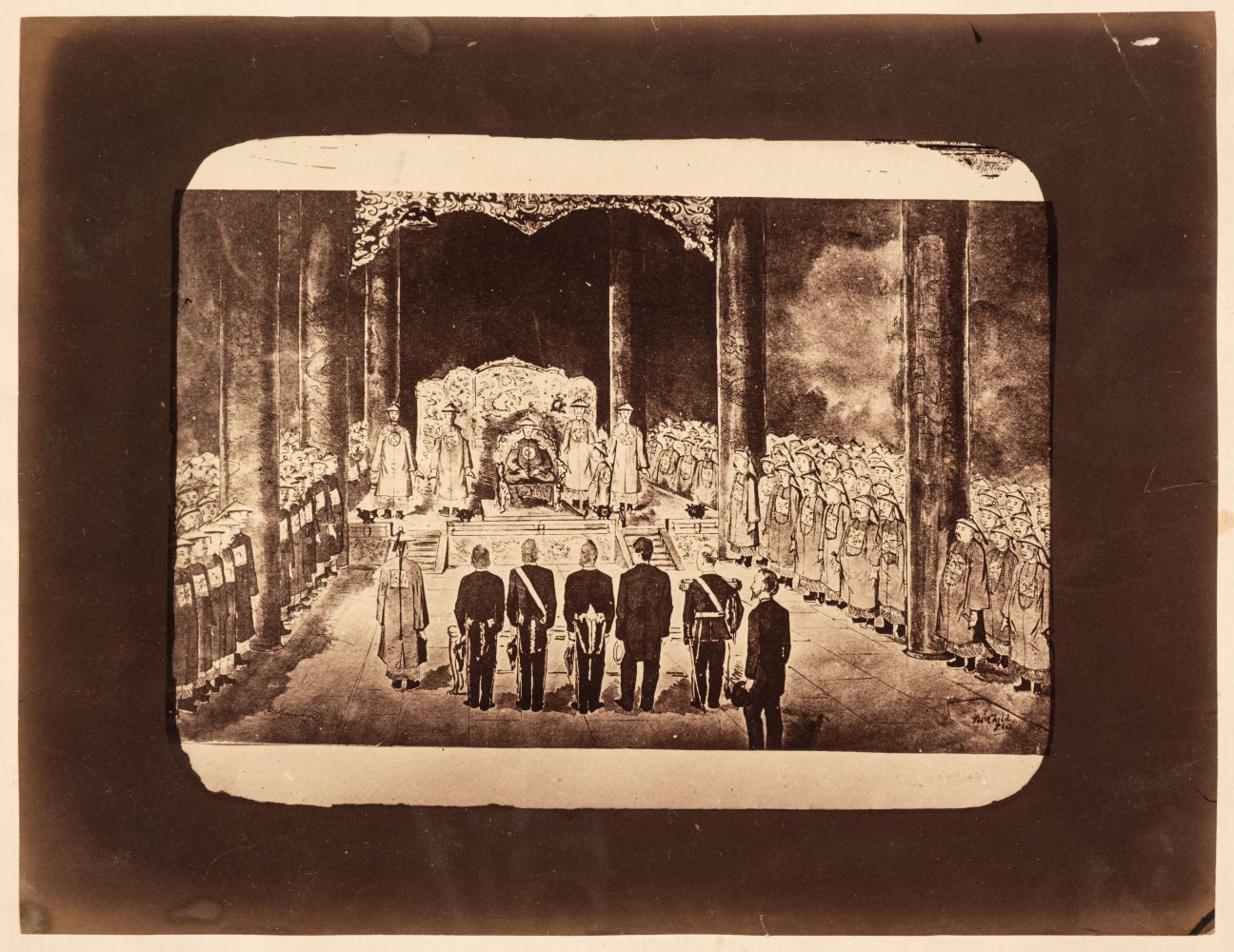 China. Six albumen print photographs, c. 1870 - Image 5 of 5