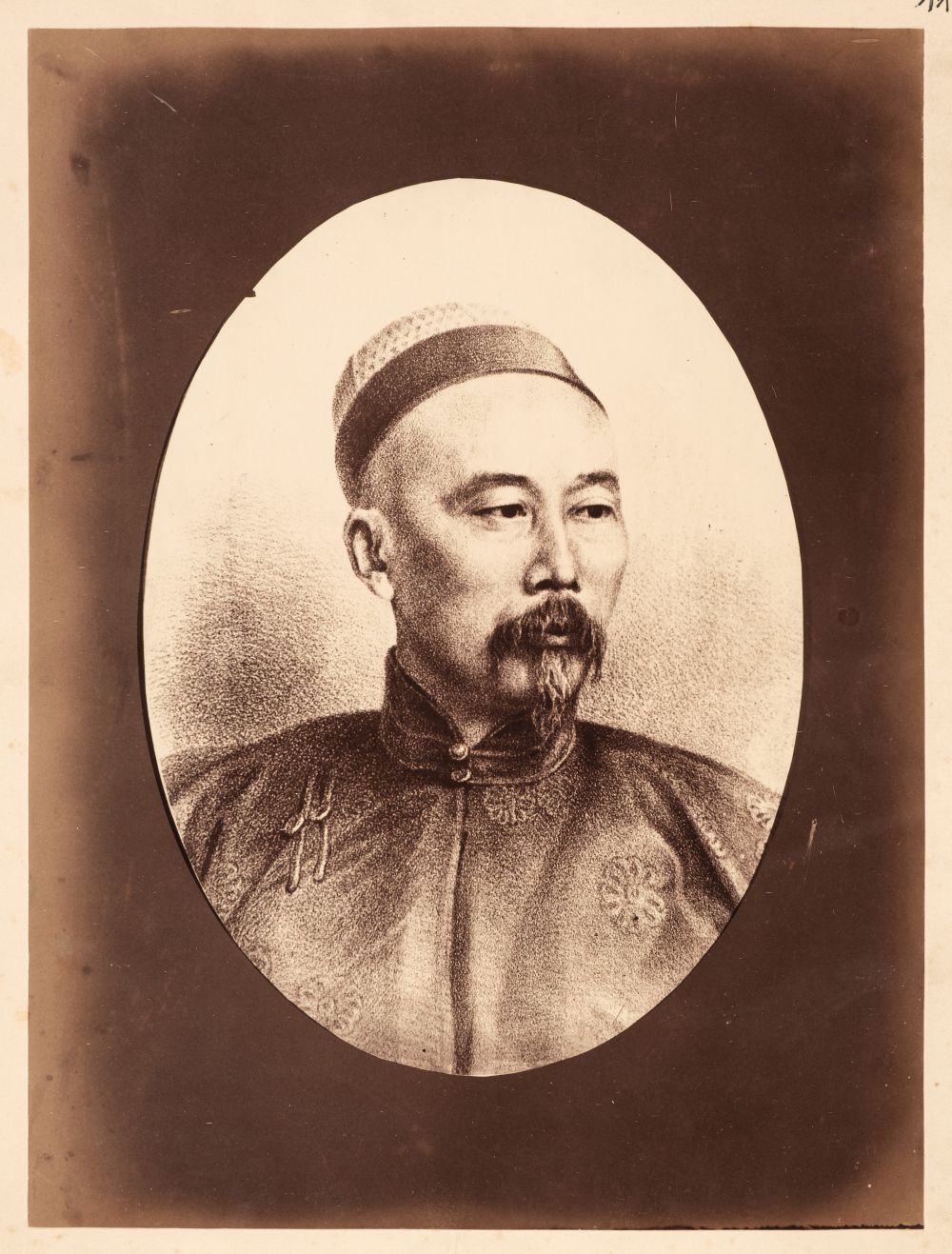 China. Six albumen print photographs, c. 1870 - Image 4 of 5