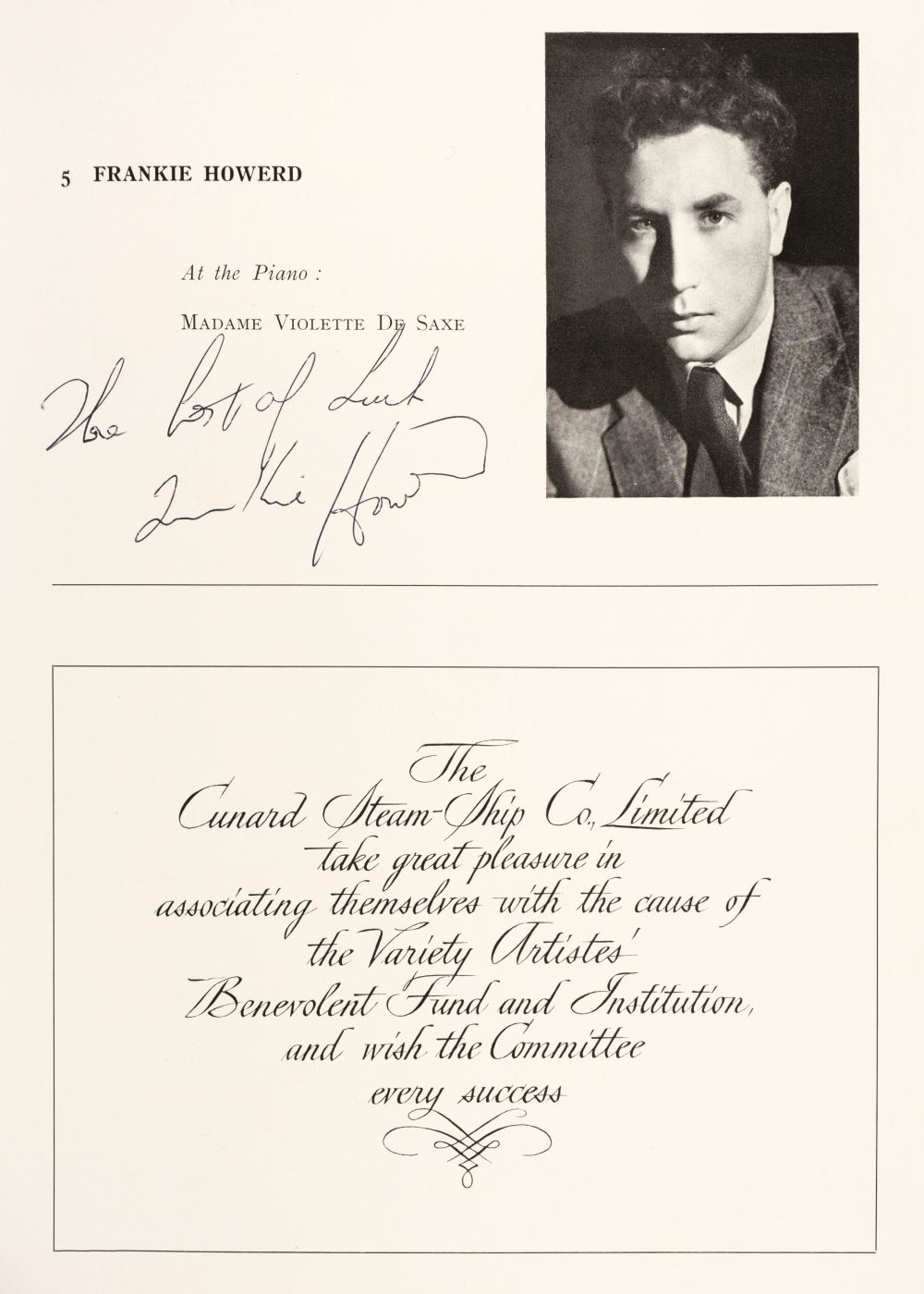 Royal Variety Performance multi-signed programmes, 1945-50 - Image 2 of 2