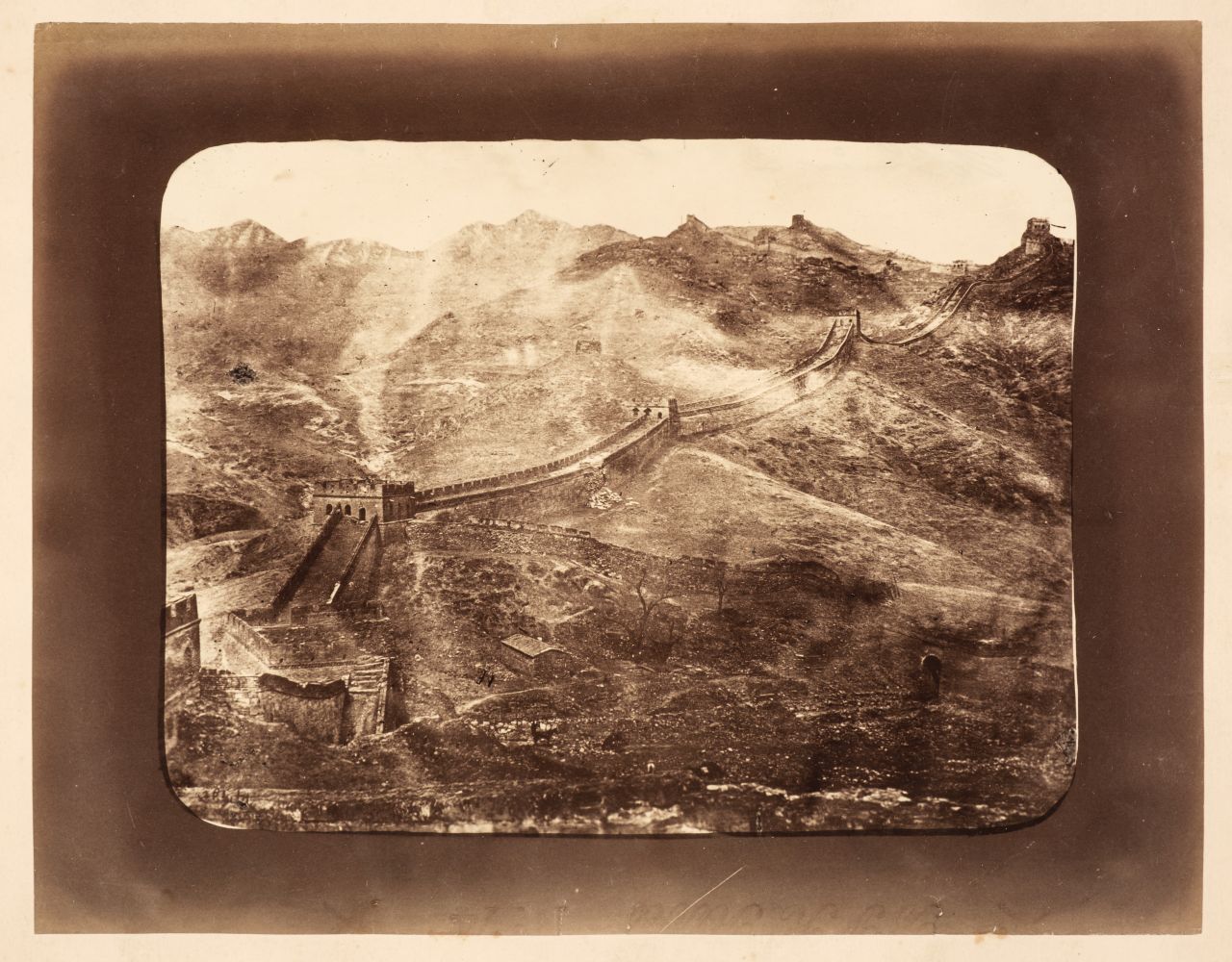 China. Two albumen prints by William Saunders, c. 1870 - Image 2 of 2