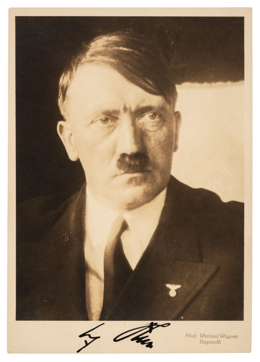 Hitler (Adolf, 1889-1945), Signed Photograph, Adolf Hitler’, c. 1930s