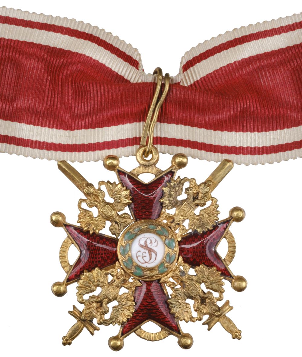 Russia. Order of St Stanislaus, 3rd class breast badge with swords