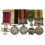 Miniature dress medals attributed to Colonel R.H.G. Heygate, D.S.O., Border Regiment