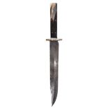 Victorian bowie knife, by Joseph Rodgers & Son, overall length 50.5 cm