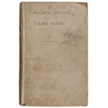 Log Book. WWI Royal Flying Corps log book kept by Lieutenant W.H. Crundall