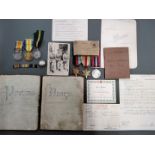 Family Group. WWI Medals to Sergeant E. James, Royal Artillery