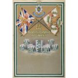 Regimental Standards. A collection of original watercolour illustrations circa 1930s