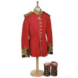 British Army Tunic. Edwardian regimental scarlet tunic worn by a General Officer