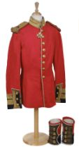 British Army Tunic. Edwardian regimental scarlet tunic worn by a General Officer