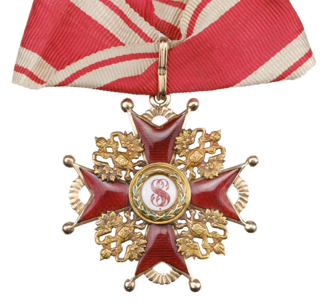 Russia. Order of St Stanislaus, 3rd class breast badge by Eduard of St Petersburg