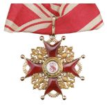Russia. Order of St Stanislaus, 3rd class breast badge by Eduard of St Petersburg