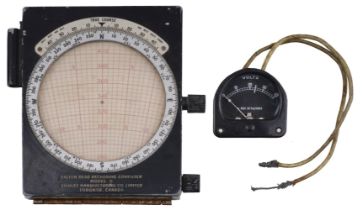 Aircraft Instruments. WWII 'Flight Computer' belonging to F/O C.E. Thompson, DFC
