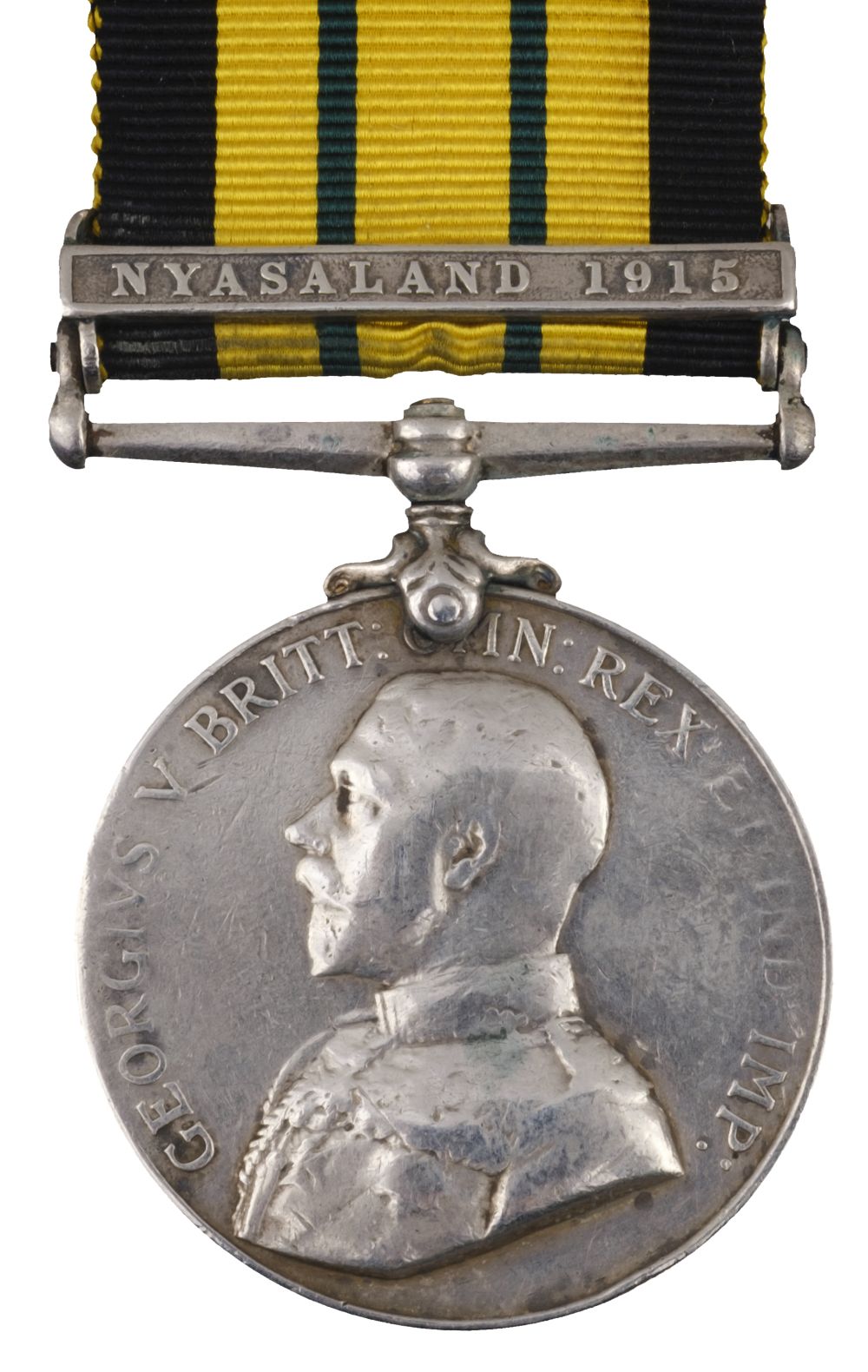 Africa General Service Medal 1902-56, G.V.R. (327 Pte James. Depot Coy 1/K.A.R.)