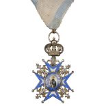 Serbia, Order of Saint Sava, 3rd type, Knight's breast badge