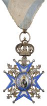 Serbia, Order of Saint Sava, 3rd type, Knight's breast badge