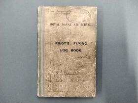 Log Book. Post WWI and Interwar Pilot's Flying Log Book - Lieutenant R.L. Bateman [?]