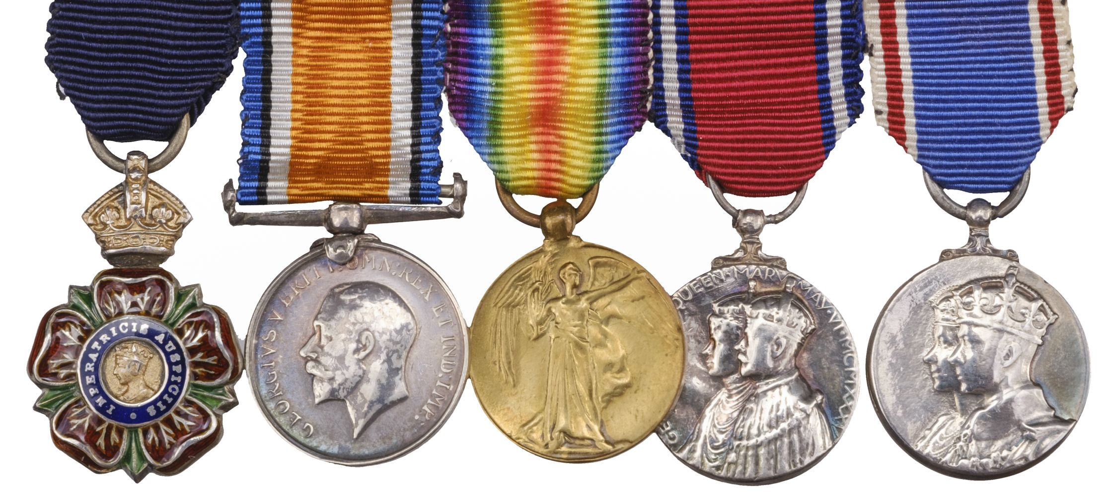 Miniature dress medals attributed to A.V. Askwith, C.S.I., C.I.E., Indian Civil Service