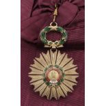 Peru, Order of the Sun, sash badge by Lemaitre, Paris