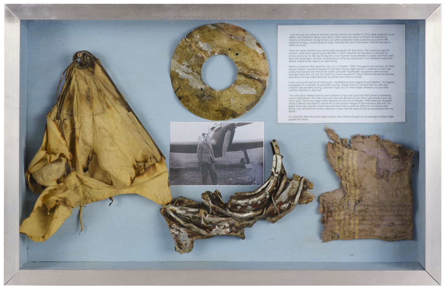 Dornier 3456. Relics recovered from Dornier 3456 damaged on 31 August 1940