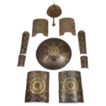 Indo-Persian Armour. An Indian kulah khud and various armour