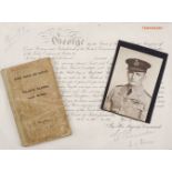 Log Book. WWI Ostende and Zeebrugge Raid Pilot's Flying Log Book