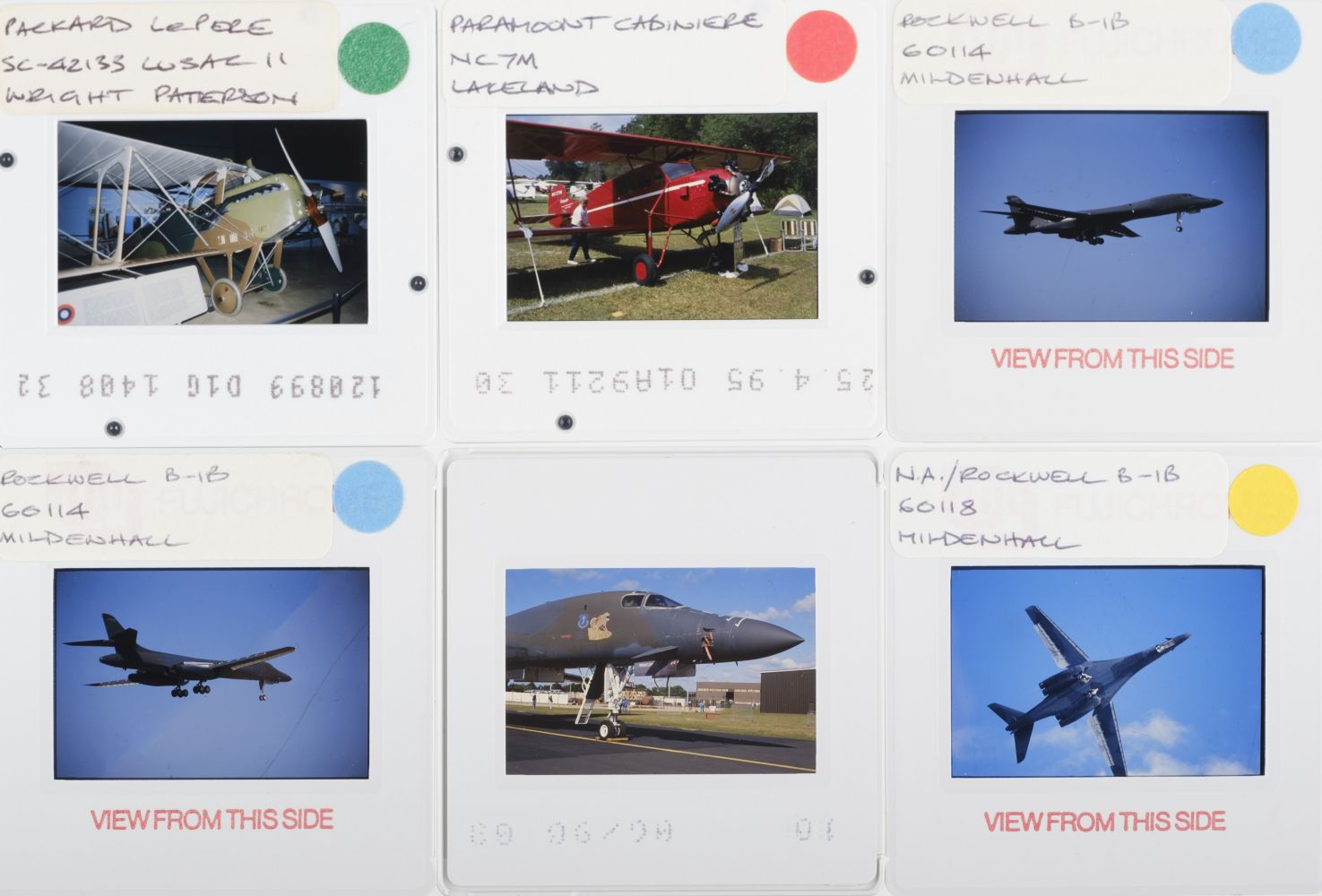 Aviation Slides. A large collection of 35 mm slides mostly American military aircraft