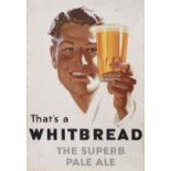 Advertising Poster. An original Whitbread Ale poster