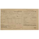 02 Munich Crisis. Neville Chamberlain’s flight ticket, 29 September 1938