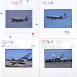 Aviation Slides. Unsorted collection of military and civil 35 mm colour slides