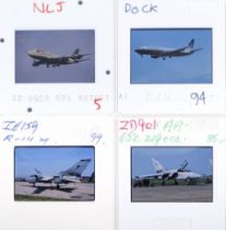 Aviation Slides. Unsorted collection of military and civil 35 mm colour slides