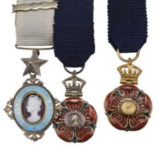 Miniature Dress Medals. Pair: The Most Exalted Order of the Star of India (C.S.I.)