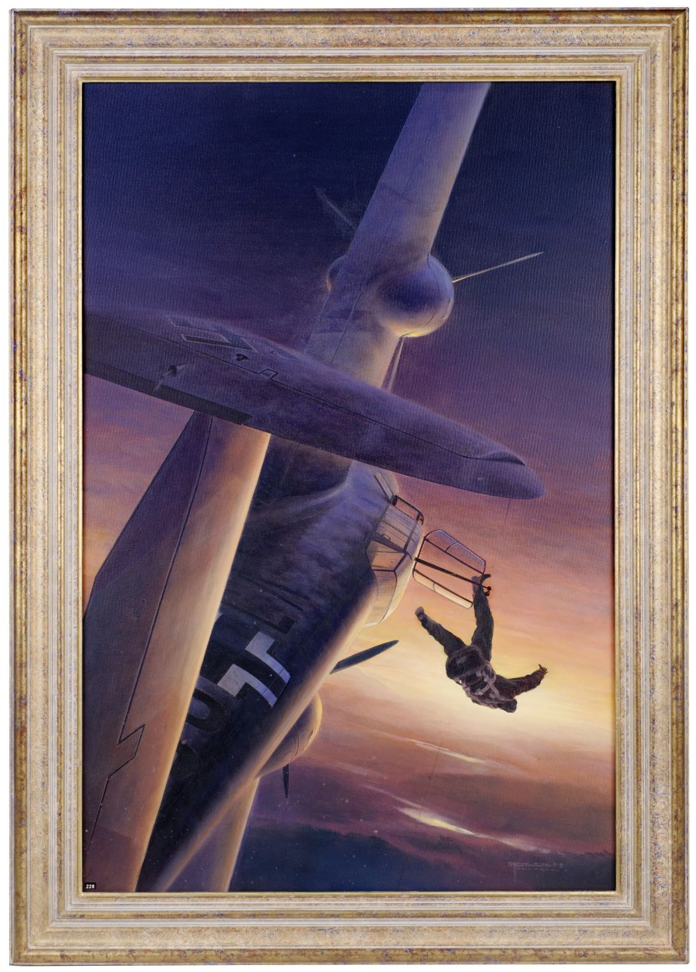 Thompson (Charles J.). "Fall of the Deputy Führer", oil on canvas