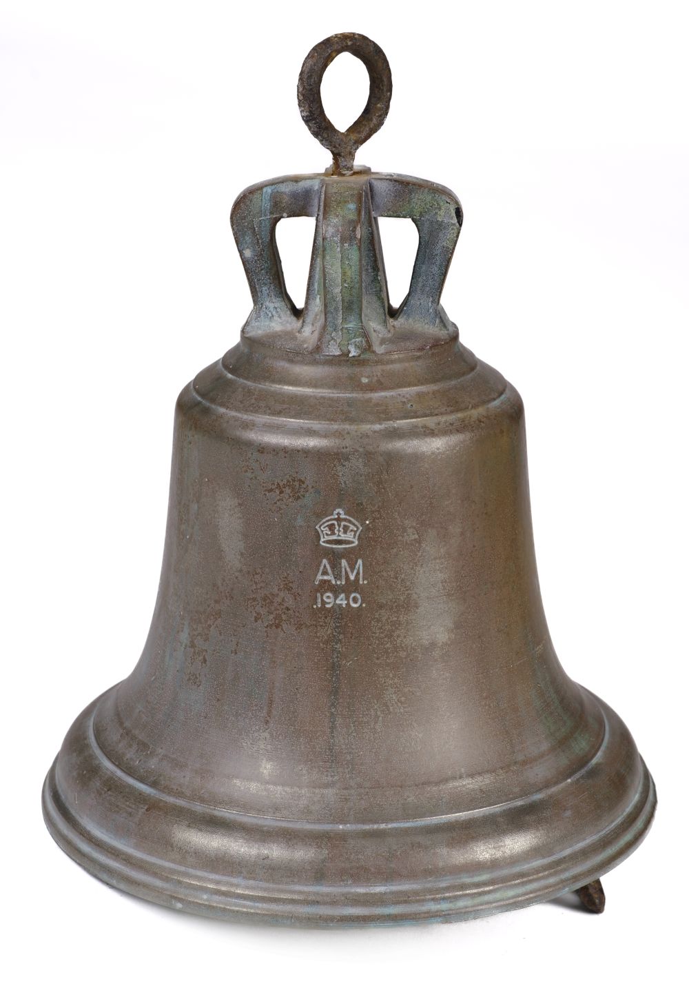 Scramble Bell. WWII '1940' Battle of Britain period Air Ministry bronze aerodrome bell