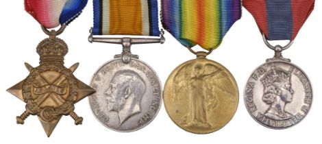 Four: Private A.H. Meadows, Royal Fusiliers and other medals