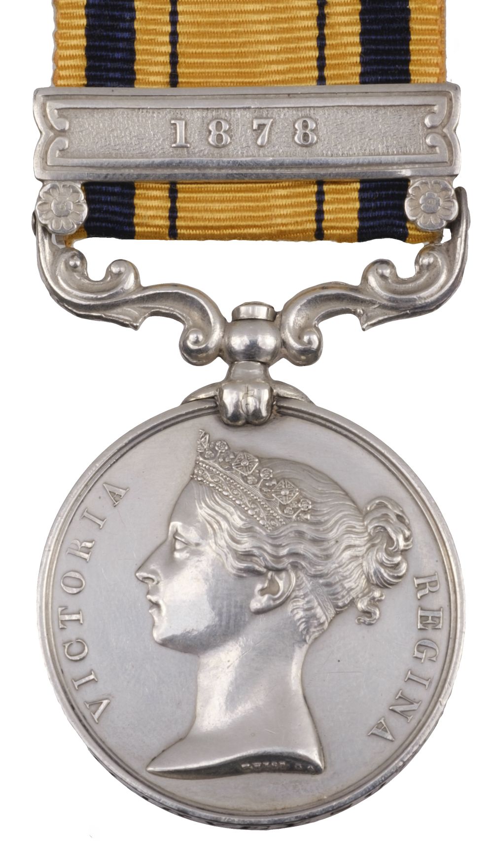 South Africa 1877-79, 1 clasp, 1878 (1231. Pte W. Harvey, 80th Foot.)