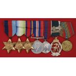 WWII Medals. Seven: Commander J.D.E. Lewis, Royal Naval Reserve