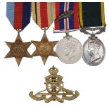 WWII medal group attributed to Leading Aircraftsman A.J. Bailey, Royal Air Force