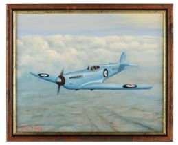 Pears (Dion, 1928-1985). RAF Supermarine Spitfire Prototype, oil on board