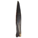 Propeller. WWII German Heine aircraft single blade propeller